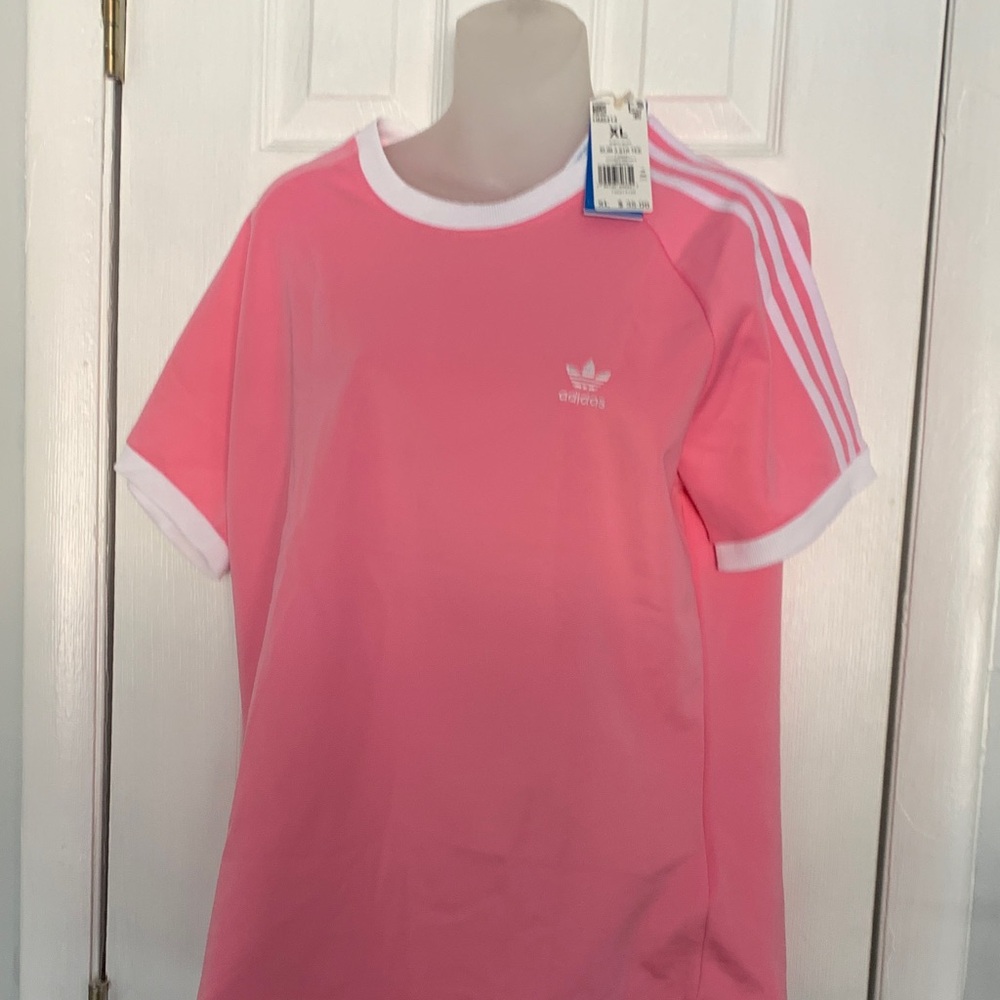 Adidas womens Pink Short Sleeve Tee